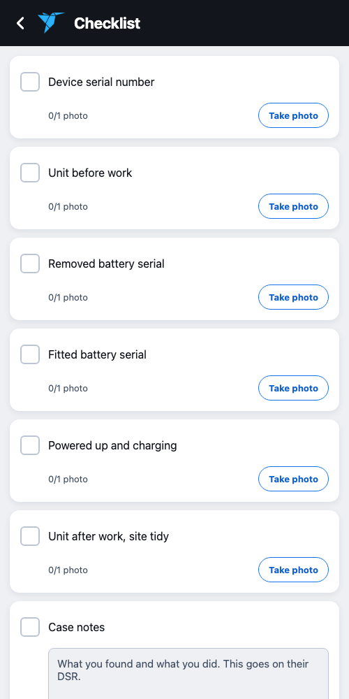 Do the work and take the photos