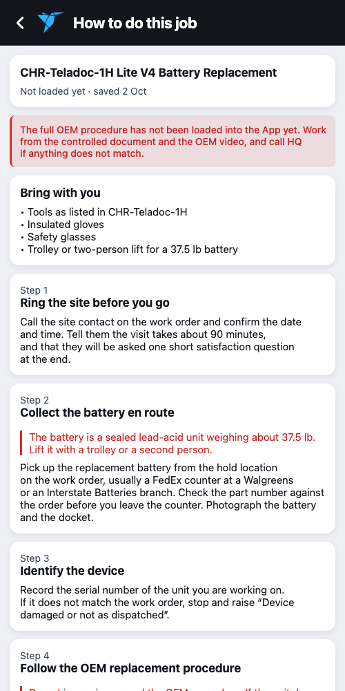 Read the job guide